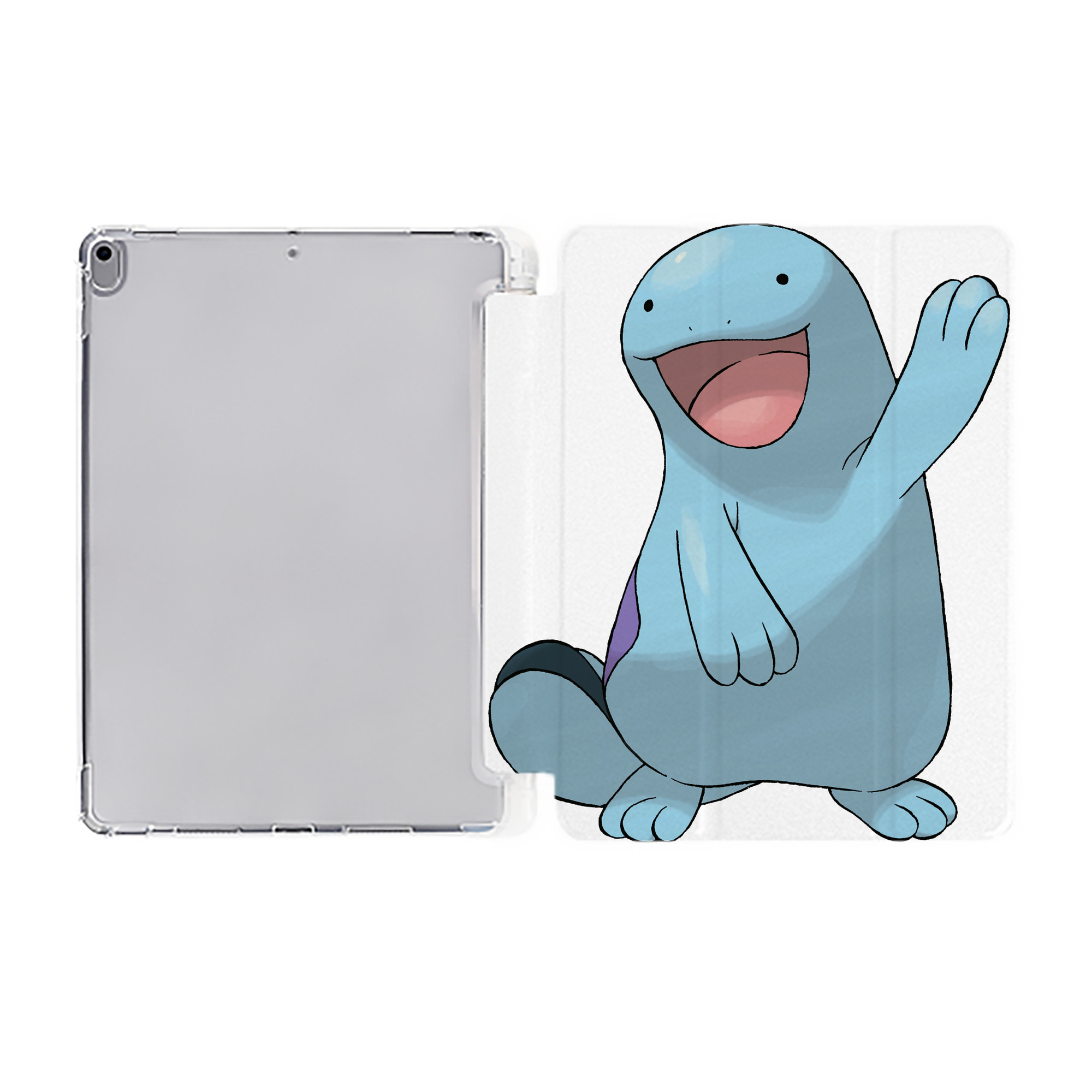 （画像用） ポケットモンスター Pokémon IPad ケース ペン収納付き 三つ折りスタンド PUレザー×シリコン 対応機種9.5/10.5/10.9インチ